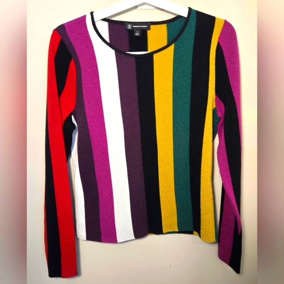 ⭐️Inc Colorful Striped Long Sleeve Top - Picture 1 of 3